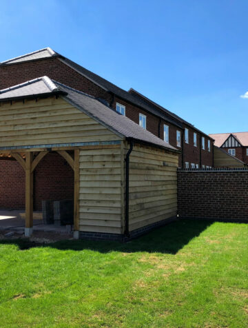 Oak Car Port by Local Carpenter"