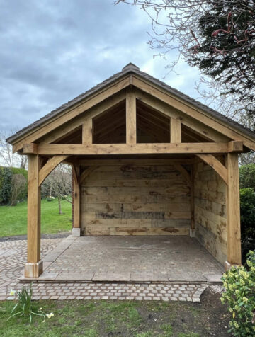 Oak Gazebo by Local Carpenter"