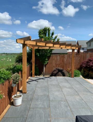 Oak Pergola for Garden"