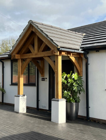 Oak Framed Porch"