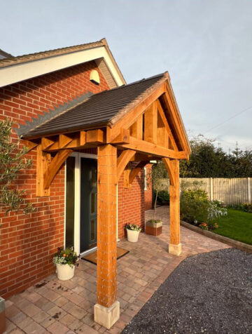 Oak Porch with Open Sides"