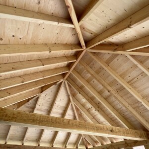 Gazebo Oak Roof Construction