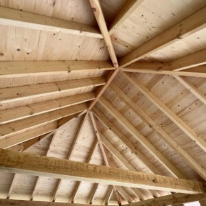 Gazebo Oak Roof Construction
