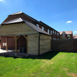 Oak Car Port by Local Carpenter