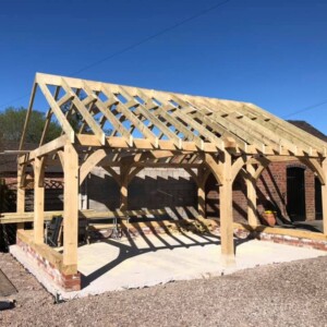 Oak Car Port