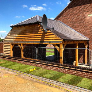 Oak Carport by Local Carpentry Company