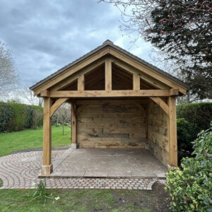 Oak Gazebo by Local Carpenter