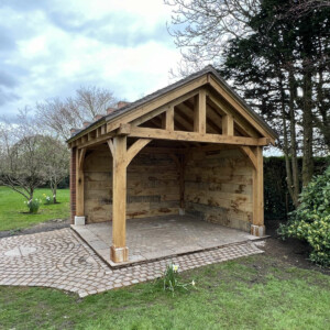 Oak Gazebo by Local Carpenter