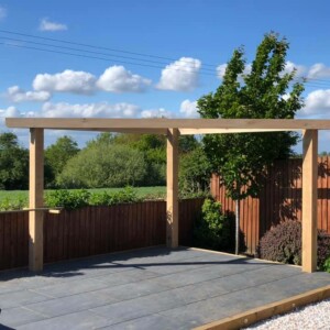 Oak Pergola Garden Construction