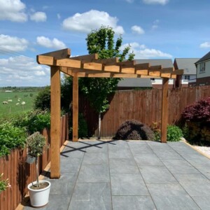 Oak Pergola for Garden