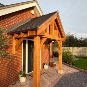 Oak Porch with Open Sides